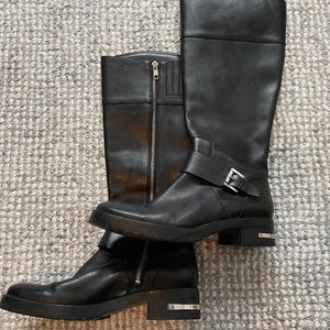 Michael Kors Leather Black Boots